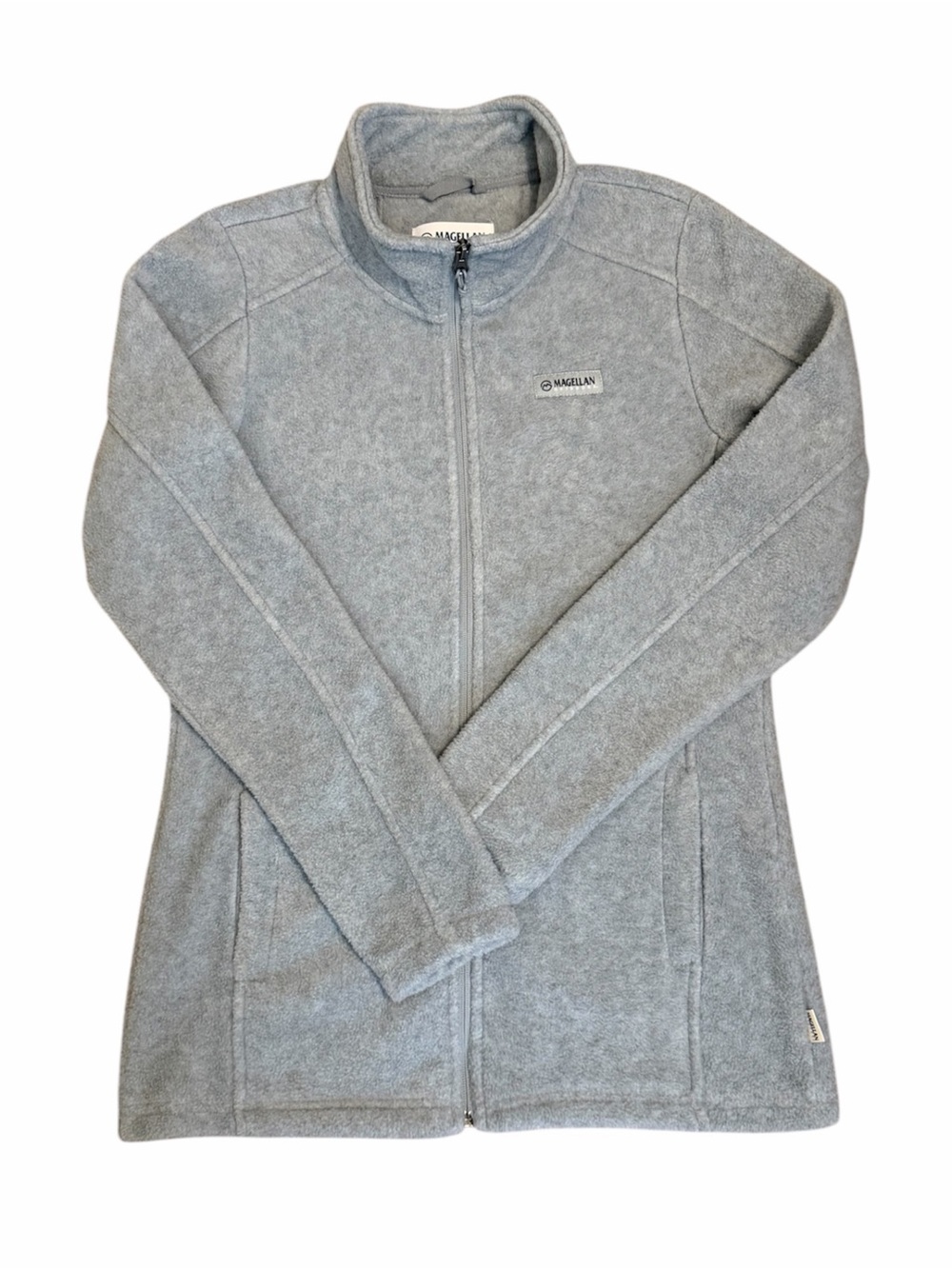 MAGELLAN Women’s Light Gray Full Zip Fleece Jacket NWOT
